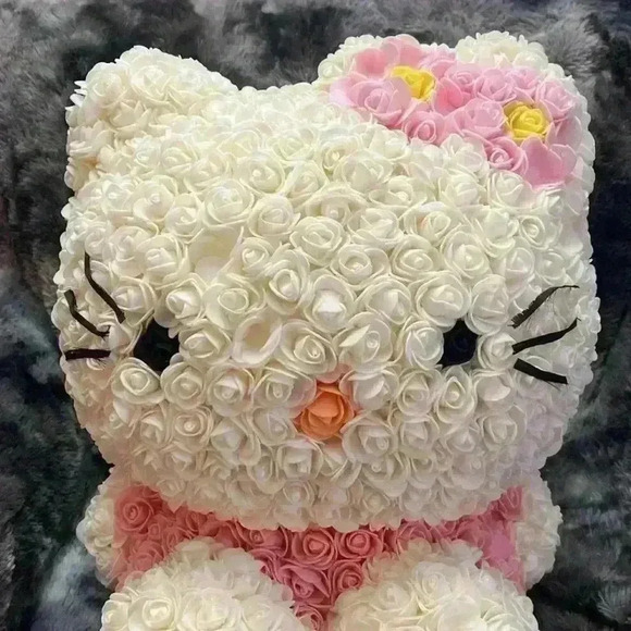 Hello Kitty Big Figure  Statue Flower Vintage Rare - Picture 6 of 16